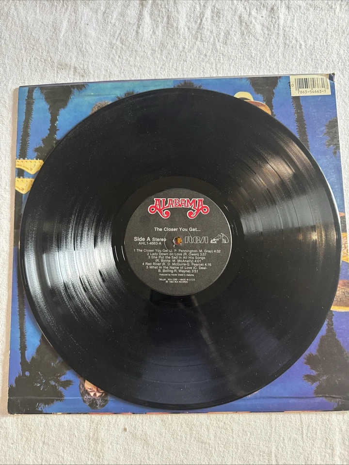 Alabama the Closer You Get RCA Records Album Vinal LP 1983 - Image 4 of 4