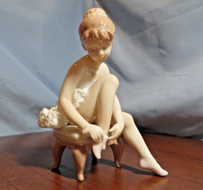 Ballerina Porcelain Figurine, Roman Valencia Collection, 2001