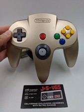 Official Nintendo 64 Controller Gold AUTHENTIC OEM N64 Original NUS-005