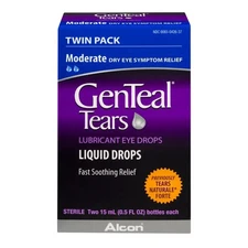 GENTEAL TEARS MODERATE TWIN PACK 2X15ML SEALED Jan 2027