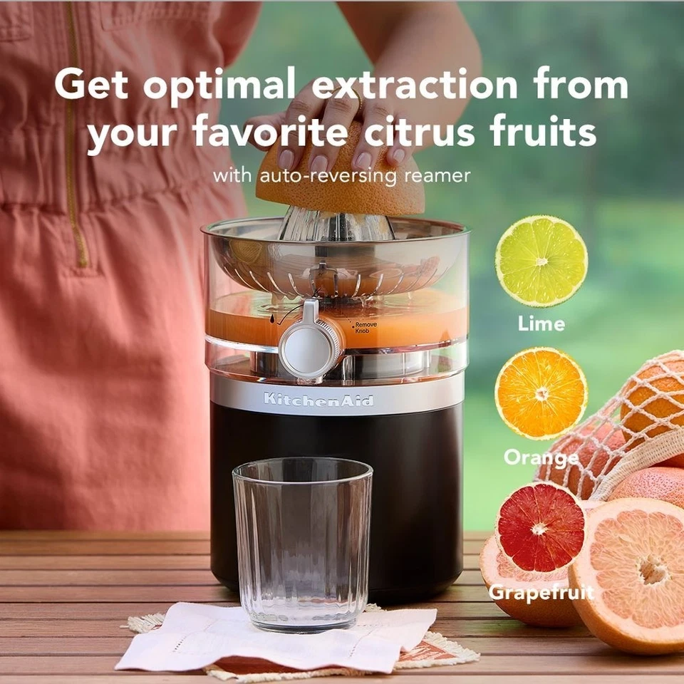 Exprimidor inalámbrico de cítricos KitchenAid Go - la batería se vende por separado KCJR160BM Foto 4 de 4