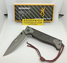 Coltello Militare Browning Tattico Pieghevole Sopravvivenza Militare B60DARKBROW