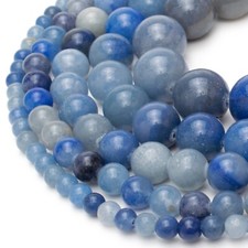 Blue Aventurine Beads Round 15  Strand Gemstone 4mm 6mm 8mm 10mm 12mm