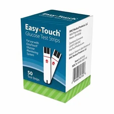 EasyTouch Blood Glucose 50 Test Strips Best Price Exp 01/20/2027