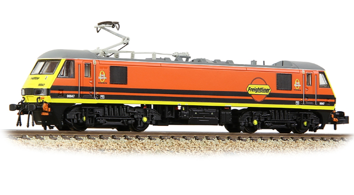 Farish N 371-785 - Class 90/0 90047 Freightliner G&W