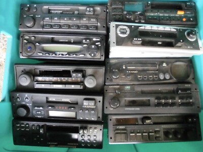 18 x Youngtimer - Oldtimer - Autoradios mit Cassette teilweise geprüft