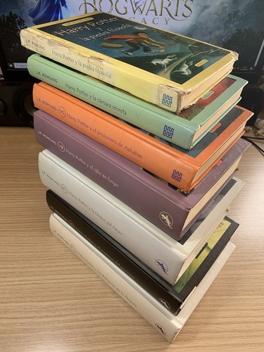 Lote 7x libros Saga Harry Potter en Español. Todos 1ª Edición y 2ª Edición. LEER - Imagen 9 de 10