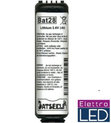 3 Batterie Per Allare BAT28 BatLi28 Daite Logisty 3.6V 2,7Ah - Foto 6