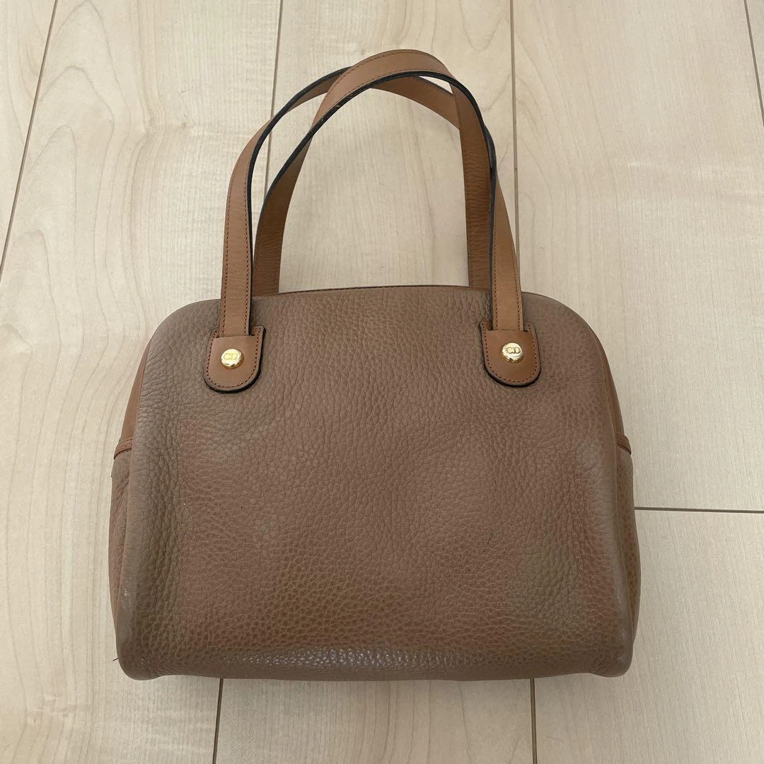 Sac à main cuir Christian Dior authentique marron moyen femme France 113594