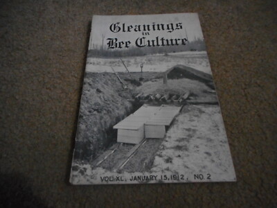 JAN 15 1912 Gleanings in Bee Culture Beekeeping Beekeepers AI Root Magazine 