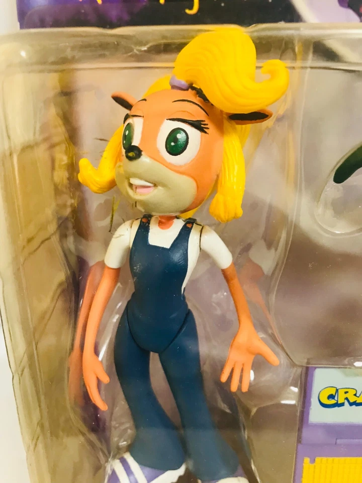 Figura de acción ReSuarus Crash Bandicoot Serie 1 Coco Bandicoot SELLADA SONY PS Foto 4 de 4