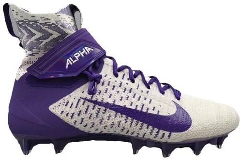 Sz 12.5 Men- RARE Nike Alpha Menace Elite 2 White Red Football