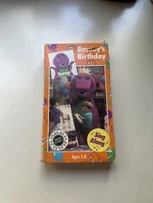 Barney’s Birthday VHS Tape 1992 Sing Along The Lyons Group
