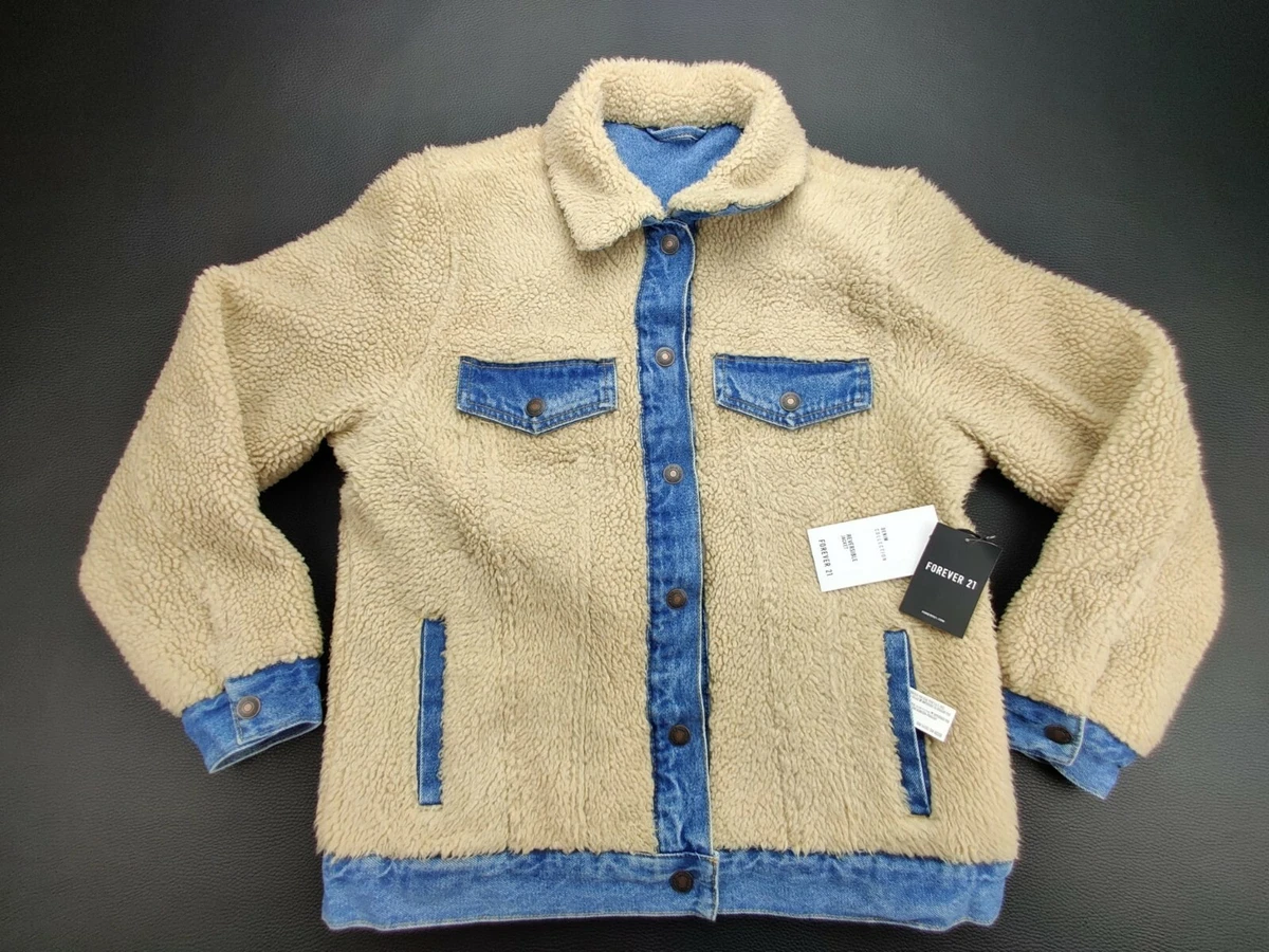 Forever 21 reversible denim clearance jacket