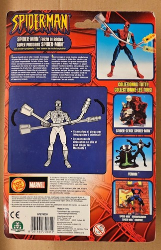 TOY BIZ MARVEL SPIDER-MAN CLASSIC 2002 - FORZA DI RAGNO FIGURA 6" - Foto 2 di 2