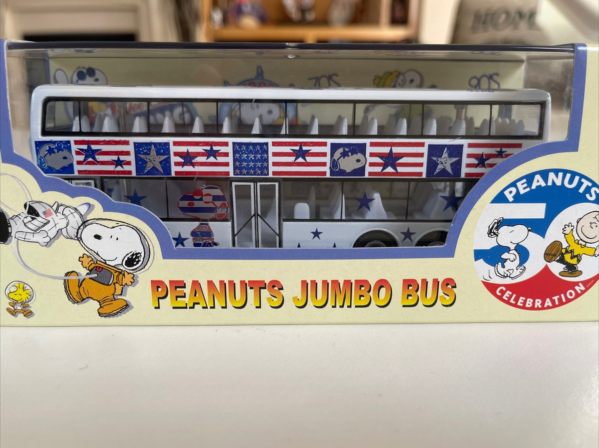 PEANUTS JUMBO BUS 50周年記念モデル BRAND NEW UNOPENED VINTAGE Peanuts Jumbo Bus Peanuts 50th