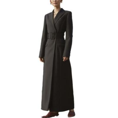 extra long black coat