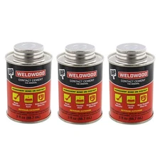 Clear Contact Cement 3 oz Instant Bonding Adhesive Durable Water Resistant