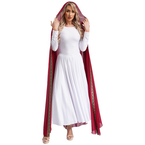 iEFiEL Damen Muslimische Kleider Gebetskleidung Hood Robe Khimar Kaftan Kleider - Bild 9 von 89