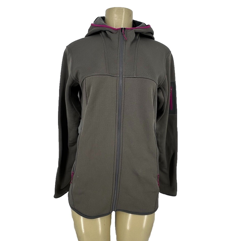 ARC'TERYX Arcteryx Medium giacca donna full zip con cappuccio outdoor Polartec FLAW A92v