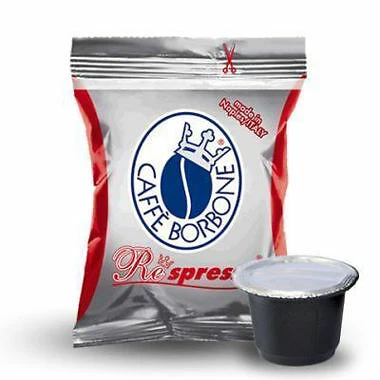 CAFFÈ BORBONE 300 capsule Borbone Rossa Respresso compatibili Nespresso ROSSE RED COFFEINA