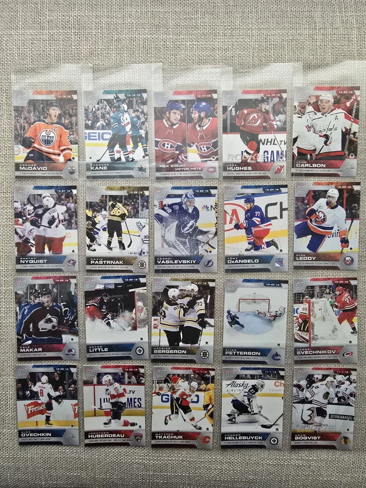 2019-20 Topps NOW NHL Stickers Complete Set 1-207 + All-Star and Chase Sets - Image 3 of 4