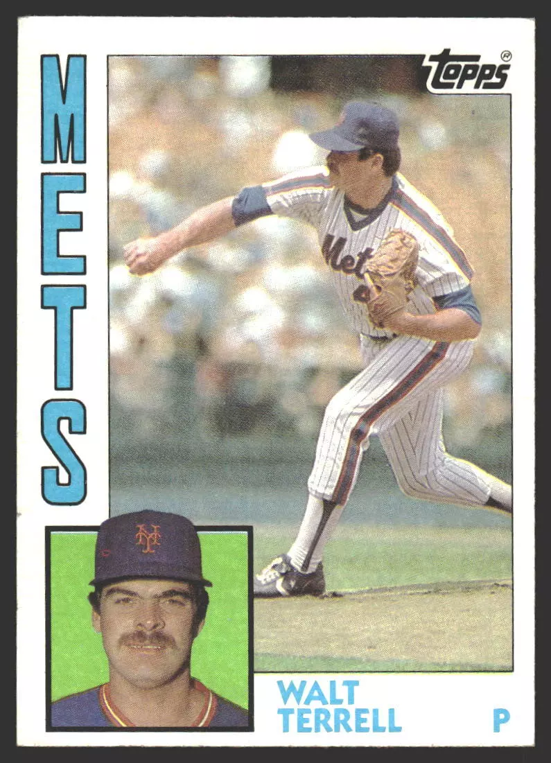 Walt Terrell trading card