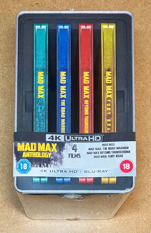 MAD MAX ANTHOLOGY   (UK) 4K + BLU RAY STEELBOOK COLLECTION - NEW & SEALED - Image 2 of 4