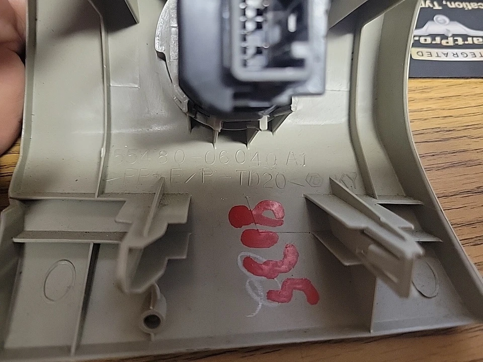 Interruptor de ignição chave de ignição Smart Key VIN B híbrido compatível com 07-10 CAMRY 1C1  - Imagem 4 de 4