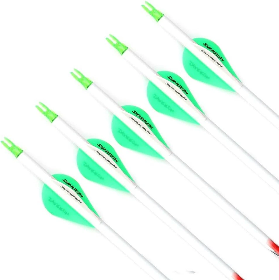 32" Pure Carbon Arrows ID6.2 SP300-800 Recurve Compound Bow Archery Hunting - Image 4 of 4