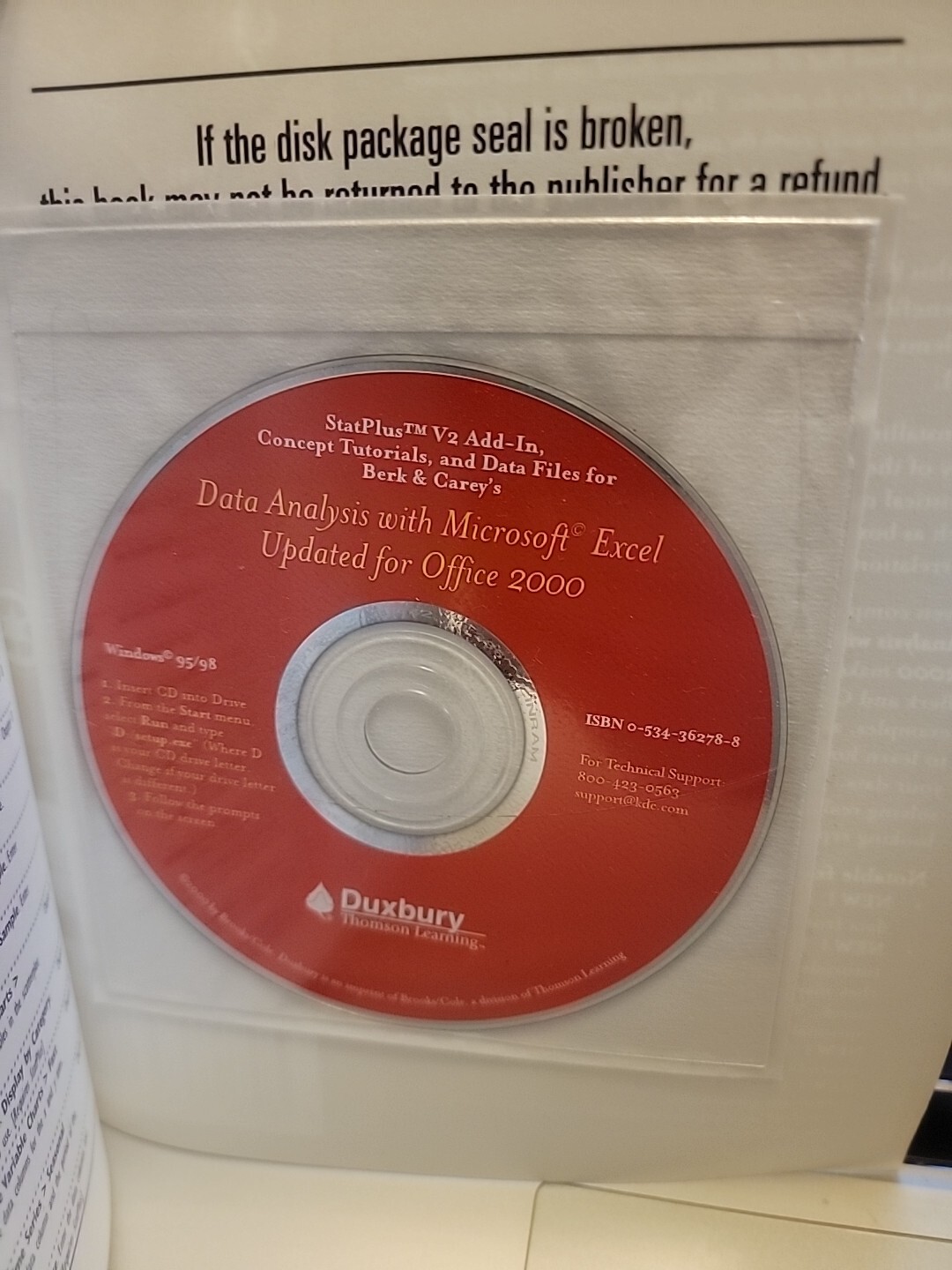 Data Analysis with Microsoft Excel : Updated for Office 2000 by Patrick ...