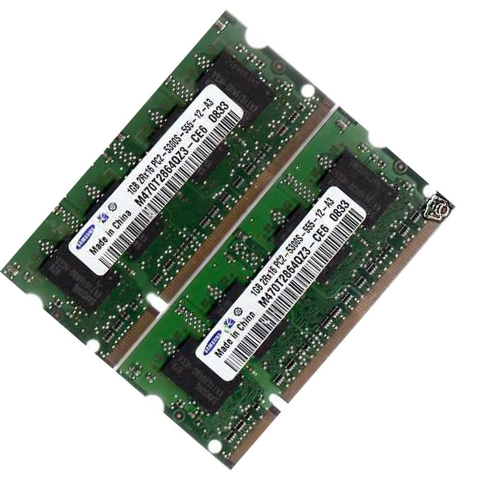 2GB Kit 2x 1GB Apple MacBook 2.0GHz 13" A1181 DDR2 Laptop RAM Notebook Memory - Image 2 of 4