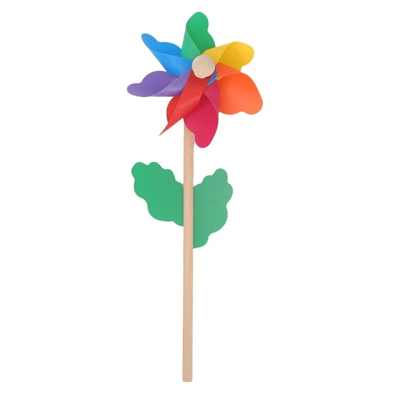 20 Piezas Molinillo De Viento De Plástico | Juguete Educativo Colorido Para Jardín Y Fiestas | Decoración Eólica Para Niños