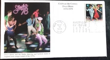 DISCO MUSIC SATURDAY NIGHT FEVER 1970s DECADE 1999 MYSTIC CACHET FDC UNAD