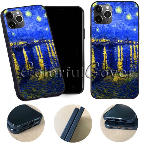 Van Gogh Starry Night oil painting Protective Cover for iPhone 15 Pro phone Case - Picture 20 of 36