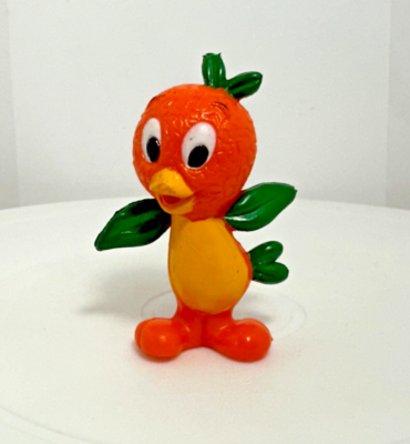 レア ヴィンテージ ウォルト ディズニー FLORIDA ORANGE BIRD Vintage Florida Orange Bird PVC Figure Walt Disney Prod