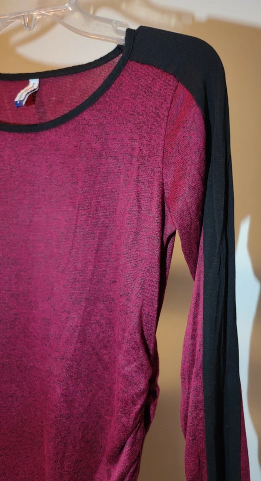 Top de maternidad Planet Motherhood para mujer rojo pequeño Foto 4 de 4