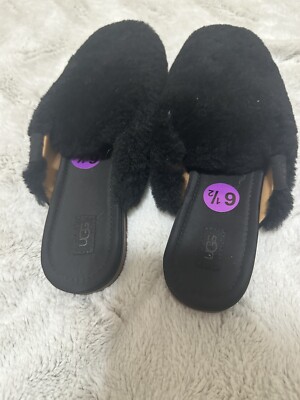 Ugg Janaya Cozy Mule Black Size 6.5 NWT (no box) $130 | eBay