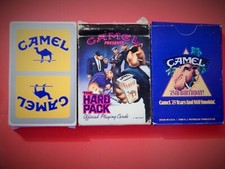 LOT OF 3: CAMEL / Camel Joe Smooth Character Playing Cards VINTAGE