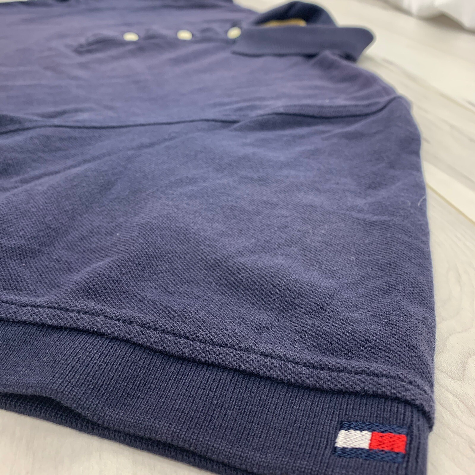 Vintage Tommy Hilfiger Golf Sz M Polo S/S Shirt Essential Classic Cotton Logo image 4