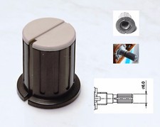 1 Bouton blanc et noir pour potentiomètre TEAC M-3 ou M-5B TASCAM et autre