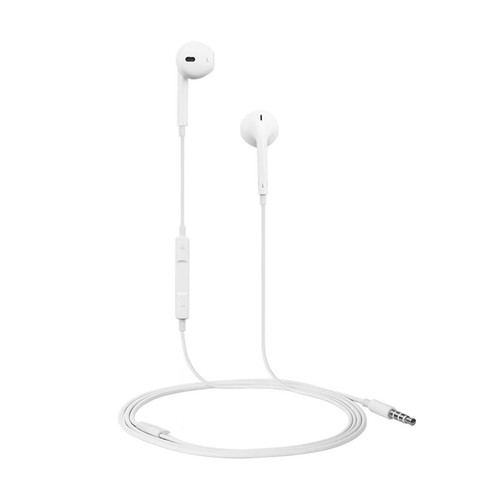 Original Portable White Earphones Headset Genuine AM115 For Huawei Honor P8 P9 C - Zdjęcie 2 z 6