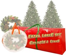 Christmas Tree Bags - 2 Pcs Storage Extra Large Waterproof bags,Fits 9 Ft Disass