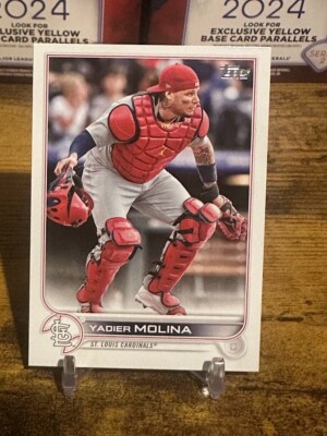 2022 Topps Yadier Molina St. Louis Cardinals Advanced Stats #218/300
