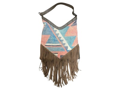 Blazin Roxx Concealed Carry Hobo Bag Fringe Aztec South Western