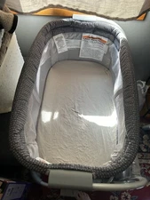 Ingenuity 10197 Baby Crib Bedside Bassinet Mattress - White