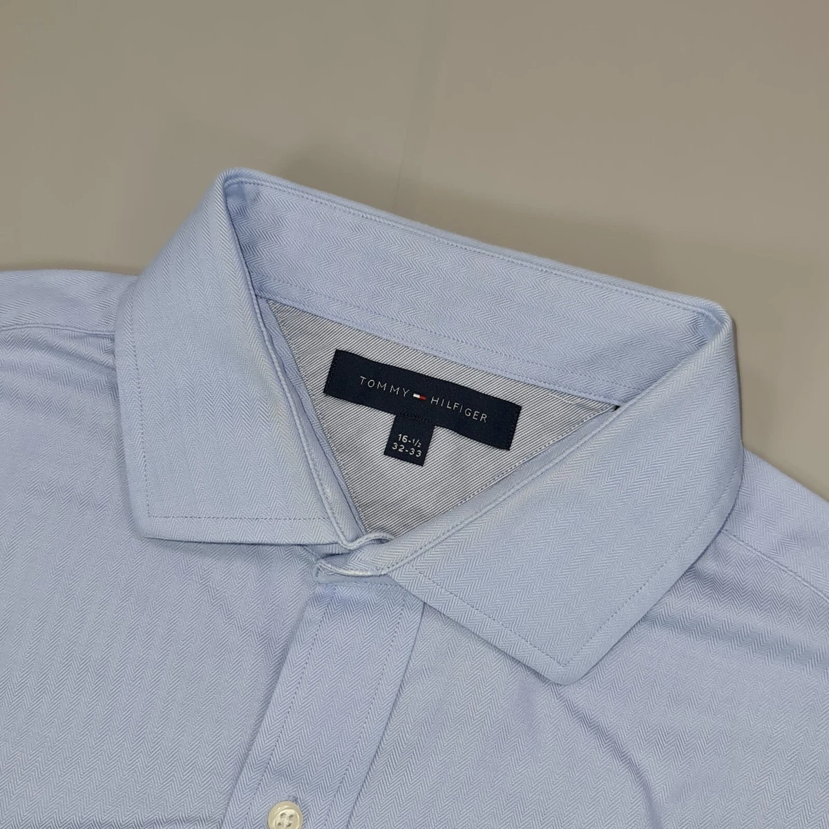 Tommy hilfiger store herringbone shirt