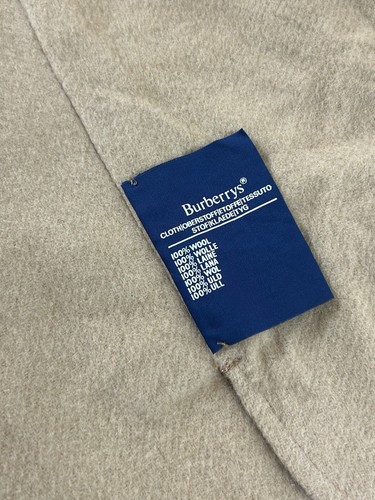 Burberry Woll Cape Mantel Poncho Camel Hellbraun Made in France Vintage Damen - Bild 13 von 13