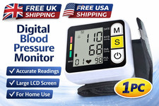 Automatic Digital Wrist Blood Pressure Monitor BP Cuff Machine Test Device USA