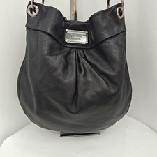 MARC JACOBS Hobo Black Leather Tote Satchel S...